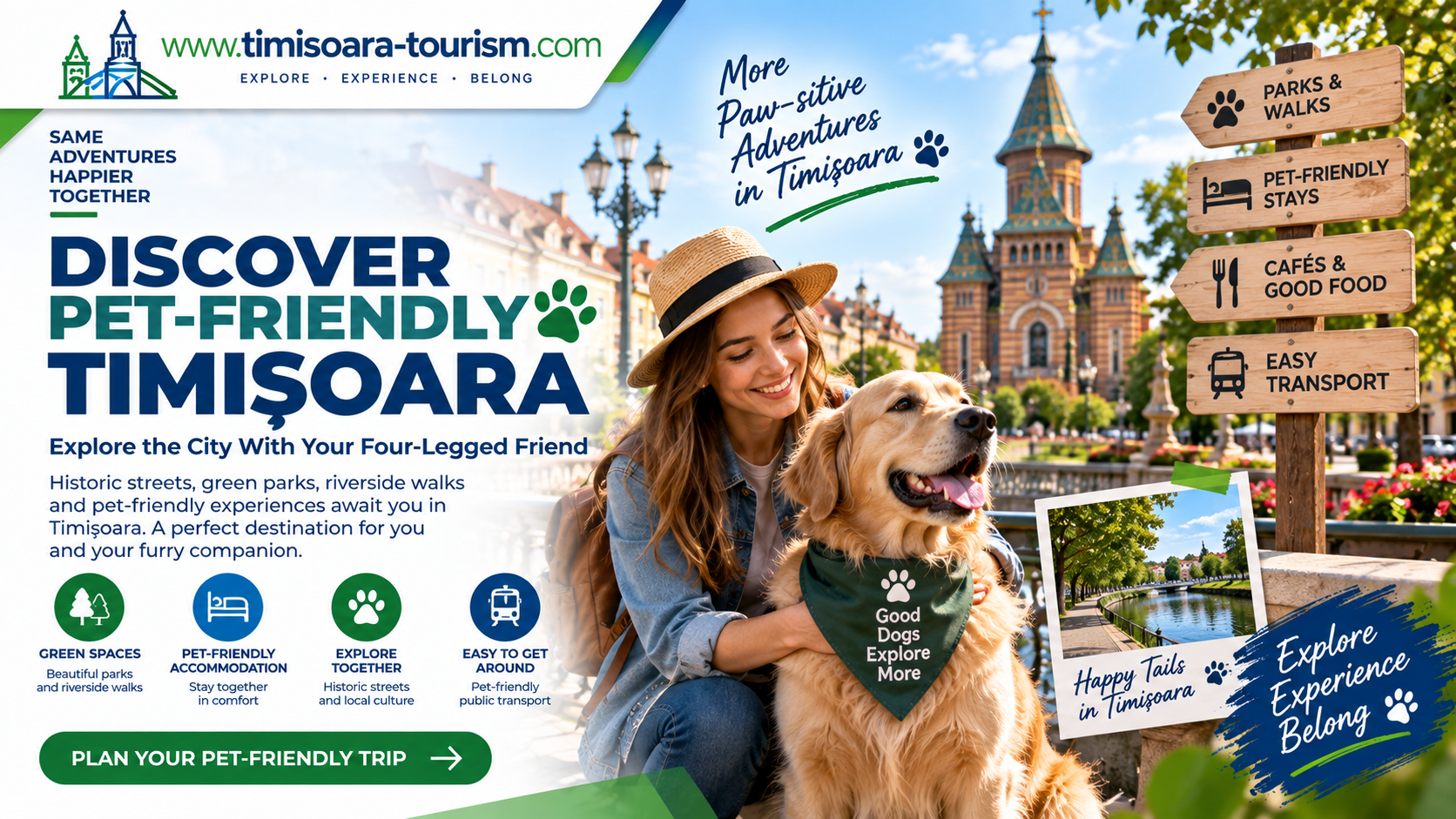 Timișoara Goes Pet-Friendly: The 2026 Guide to Exploring the City With Your Four-Legged Friend